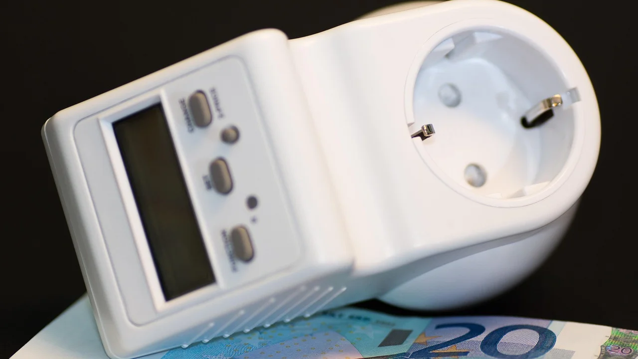 Controle de ar-condicionado ajustado para temperatura moderada.
