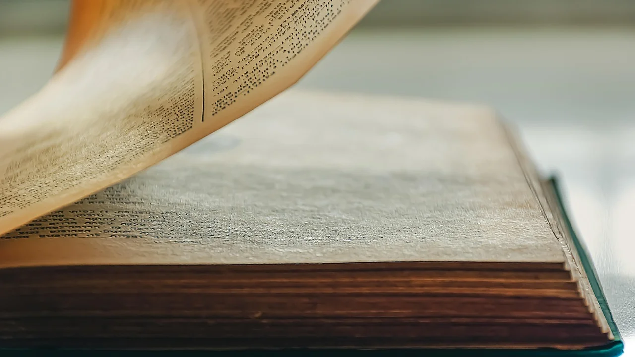 Pessoa revisa um texto antes de entregar a atividade.