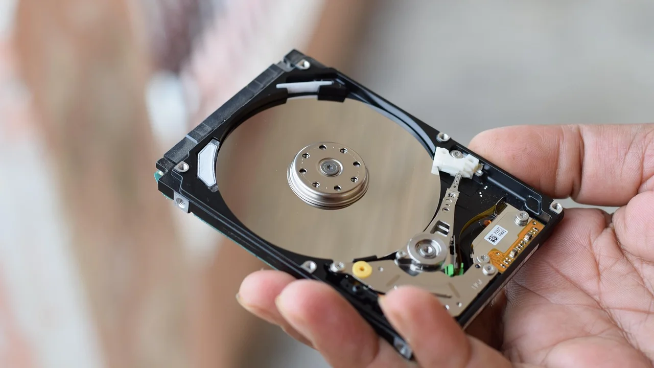 Tela de armazenamento do Windows mostrando espaço disponível no disco C.